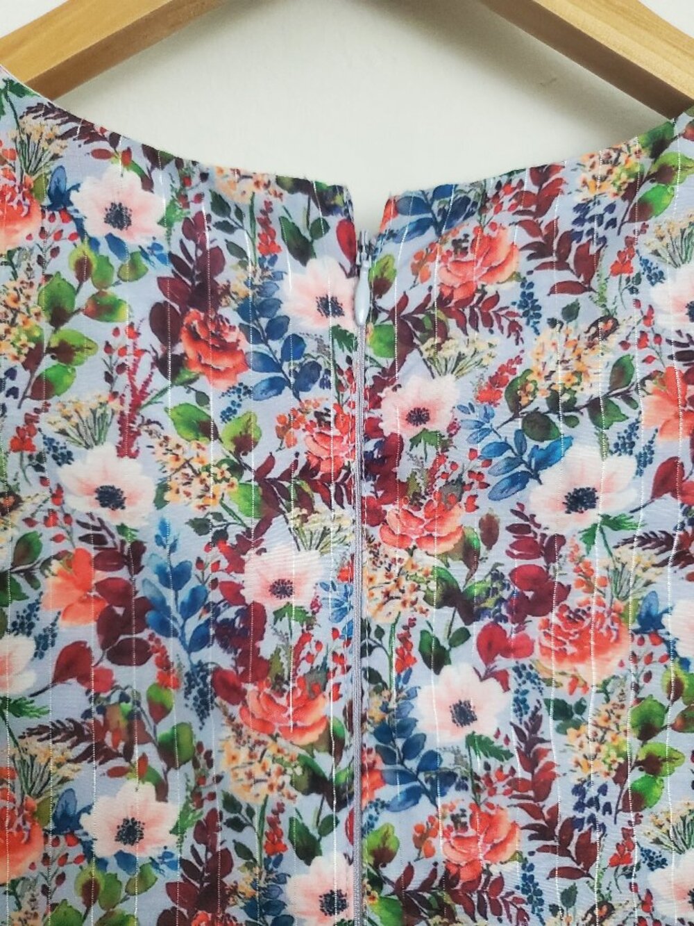 JessaKae Dress Floral Full Bloom Tiered Belted Mini Garden Tea Party SIZE SMALL - Picture 11 of 15